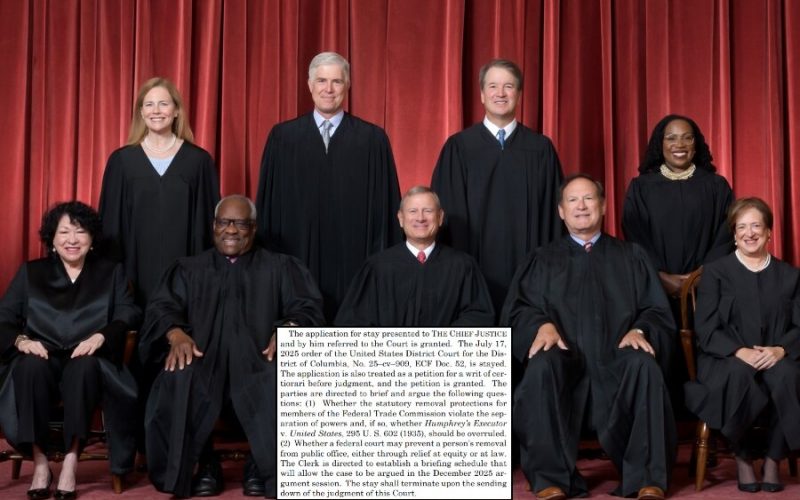 BREAKING: Supreme Court Permits Trump to Fire FTC Member   – EVOL