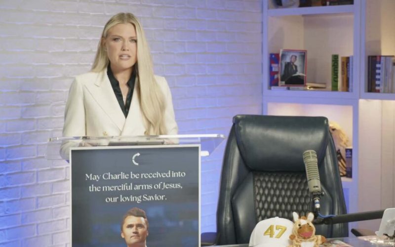 Erika Kirk Delivers Moving Tribute to Husband, Charlie   – EVOL