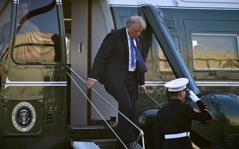 BREAKING: Secret Service Arrests Man Who Endangered Trump by Pointing Laser at Marine One   – EVOL